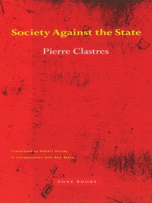 cover image of Society Against the State